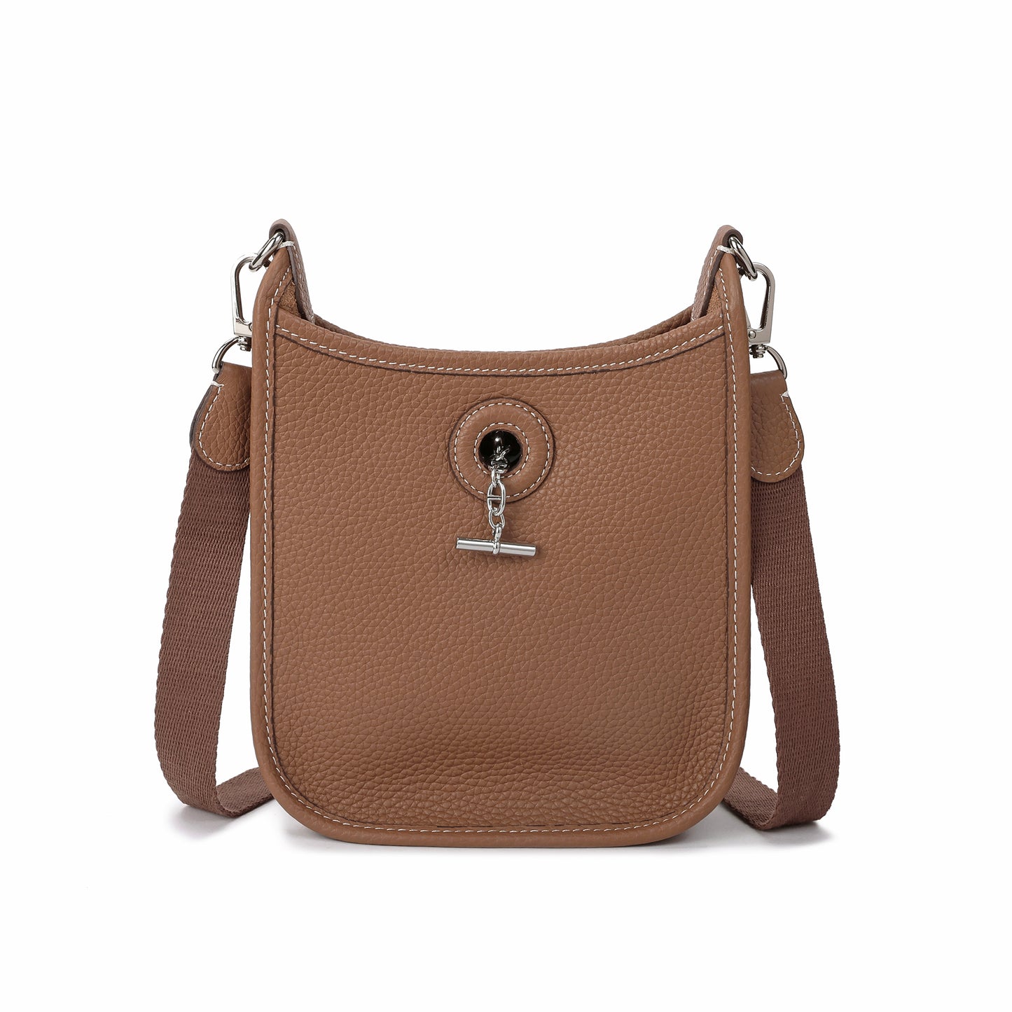 Tiffany & Fred Crossbody Bag with Toggle Closure