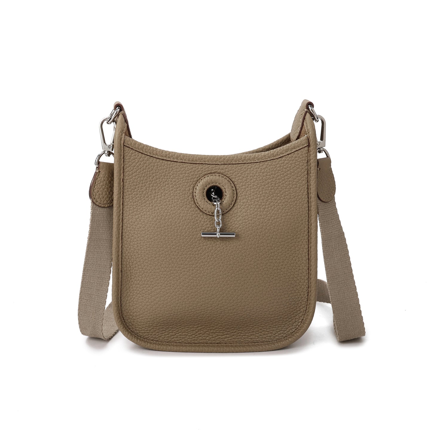 Tiffany & Fred Crossbody Bag with Toggle Closure