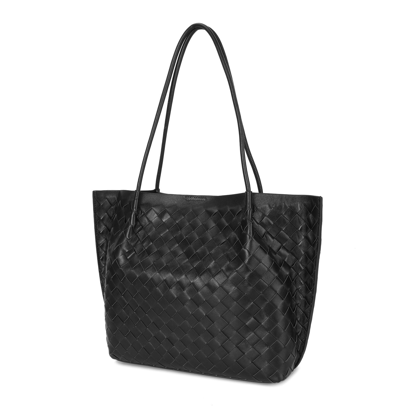 Elegant Woven Leather Tote Bag