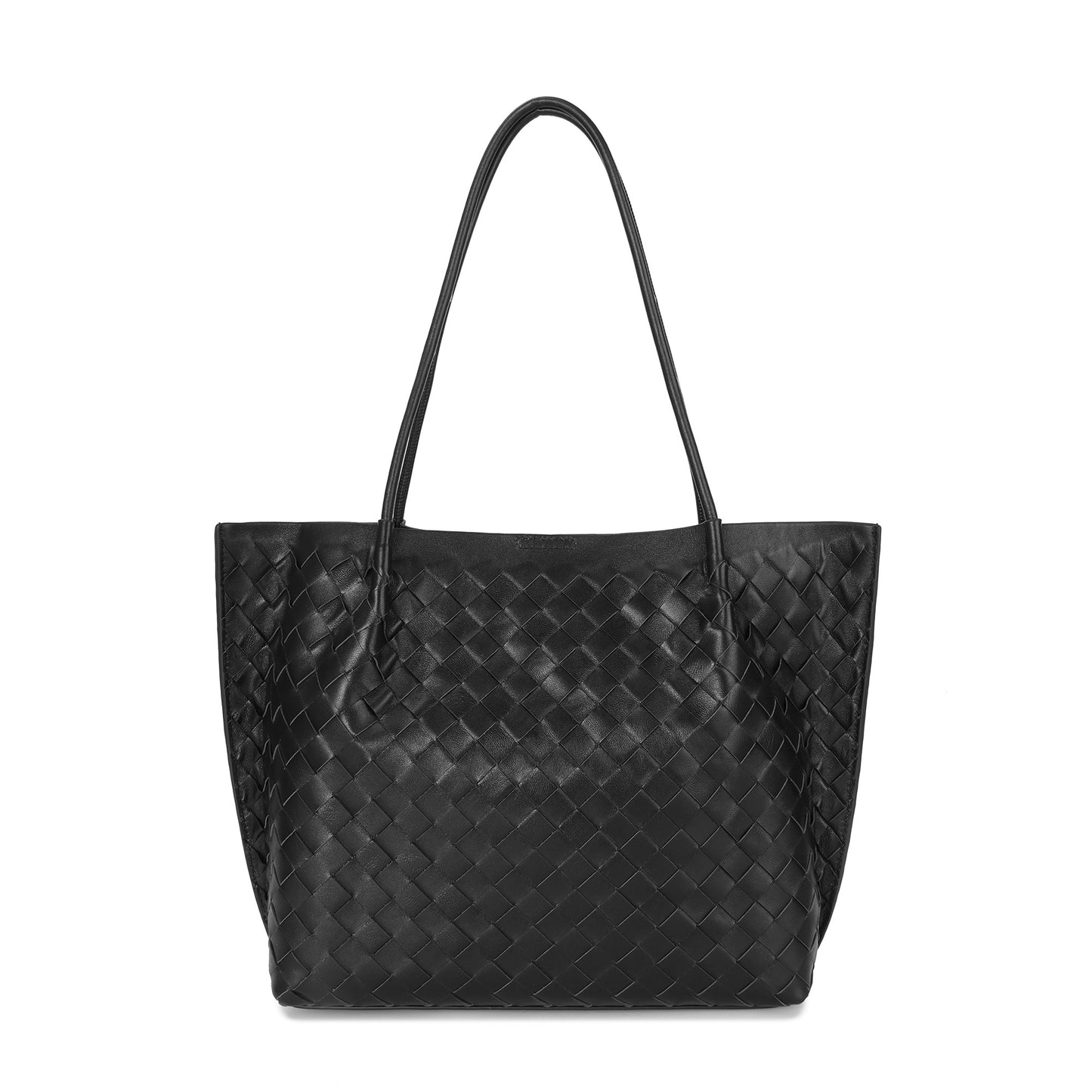 Elegant Woven Leather Tote Bag