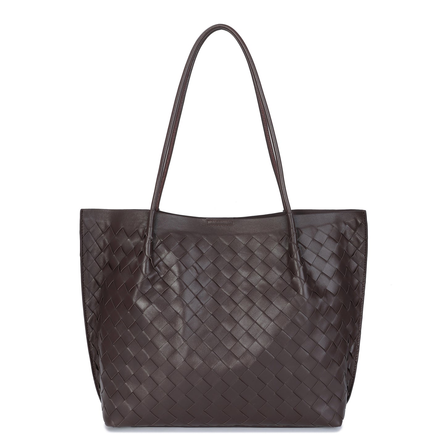 Elegant Woven Leather Tote Bag