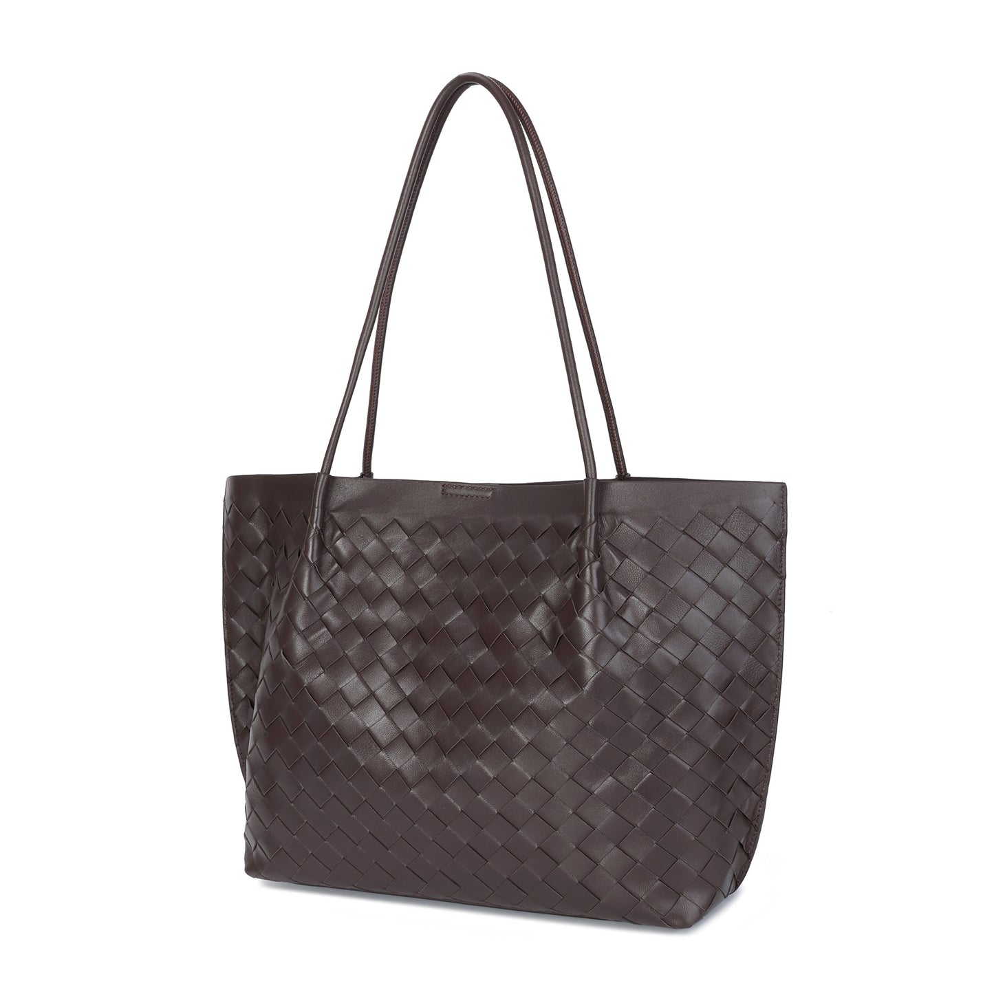 Elegant Woven Leather Tote Bag