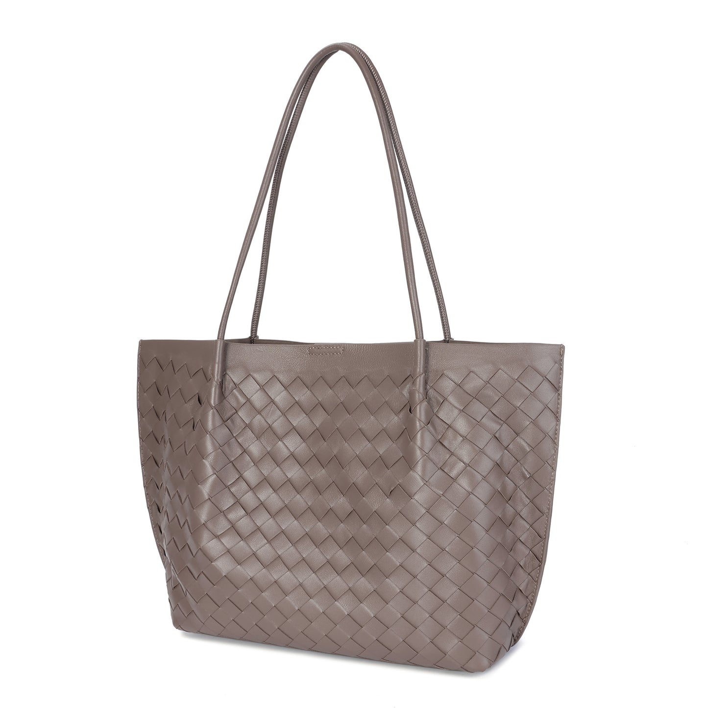 Elegant Woven Leather Tote Bag