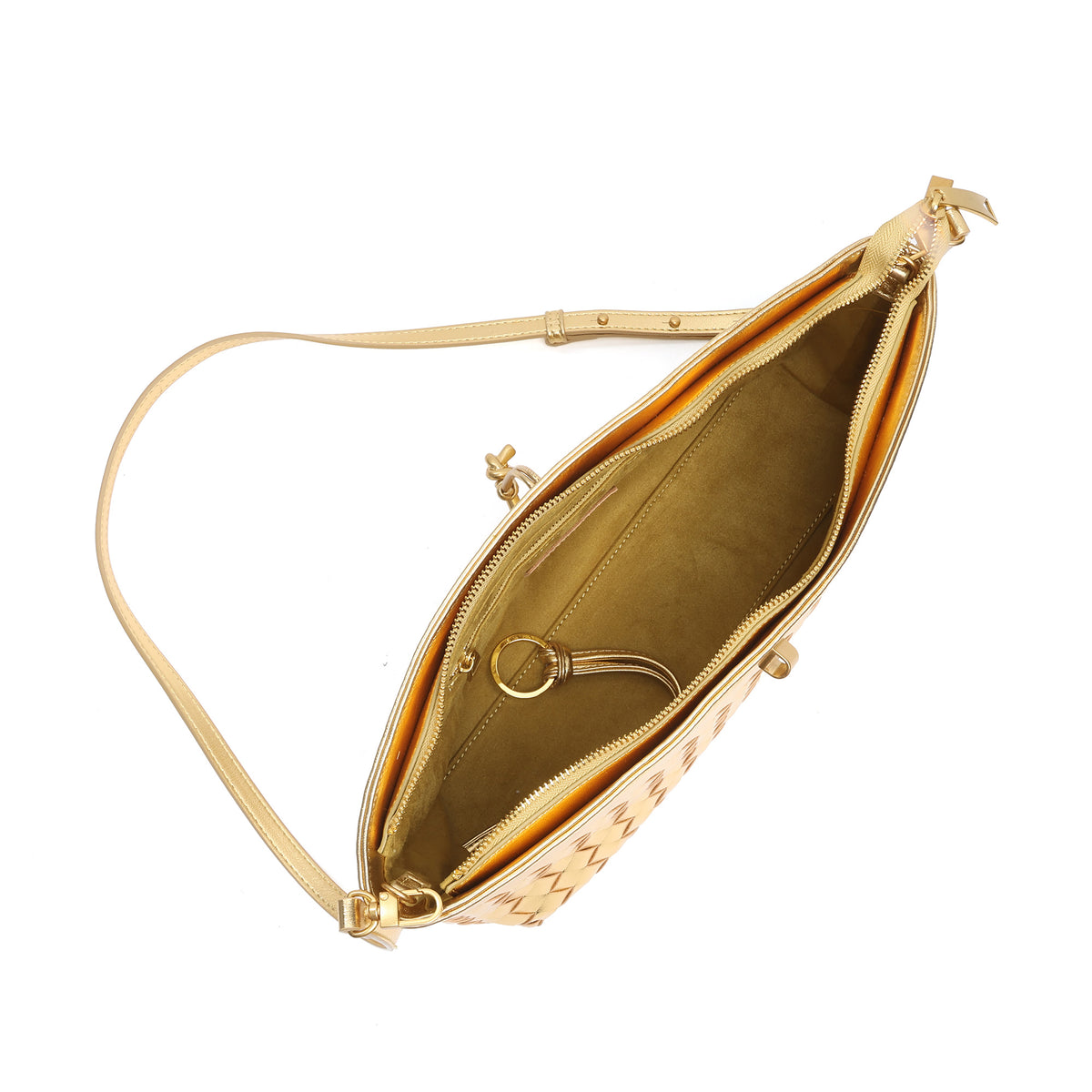 Tiffany & Fred Paris Woven Leather Clutch/Shoulder Bag