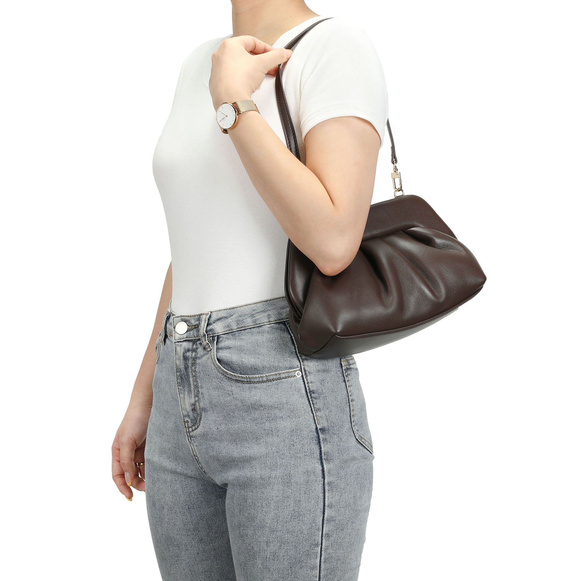 Soft Leather Frame Crossbody Clutch – Tiffany & Fred Paris