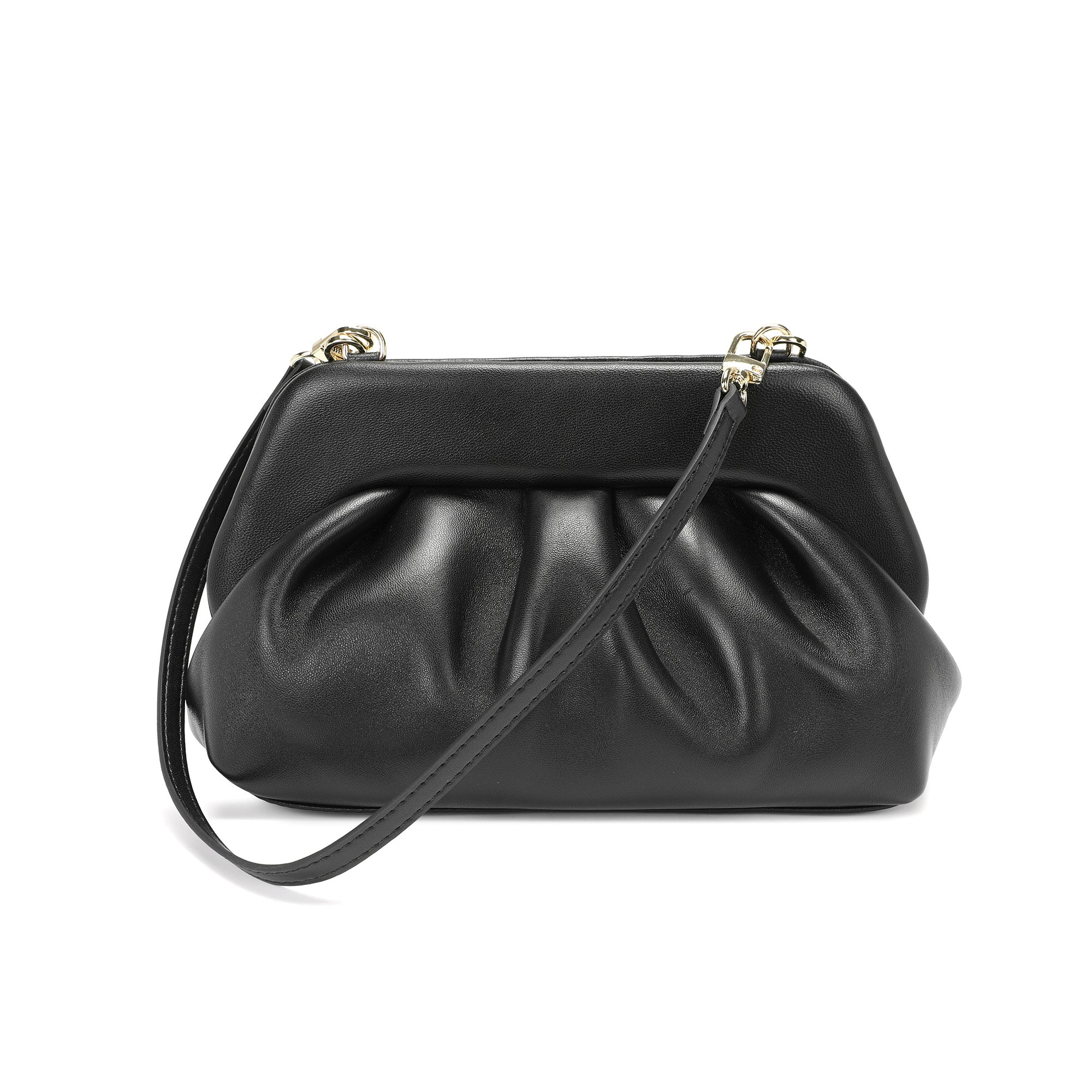 バッグ BRENTELLA 2way Clutch Bag Soft Leather Frame Crossbody Clutch – Tiffany & Fred Paris
