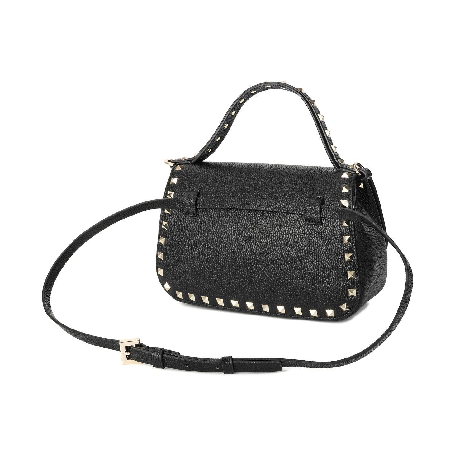 Studded Leather Crossbody Bag/Belt Bag/Shoulder Bag