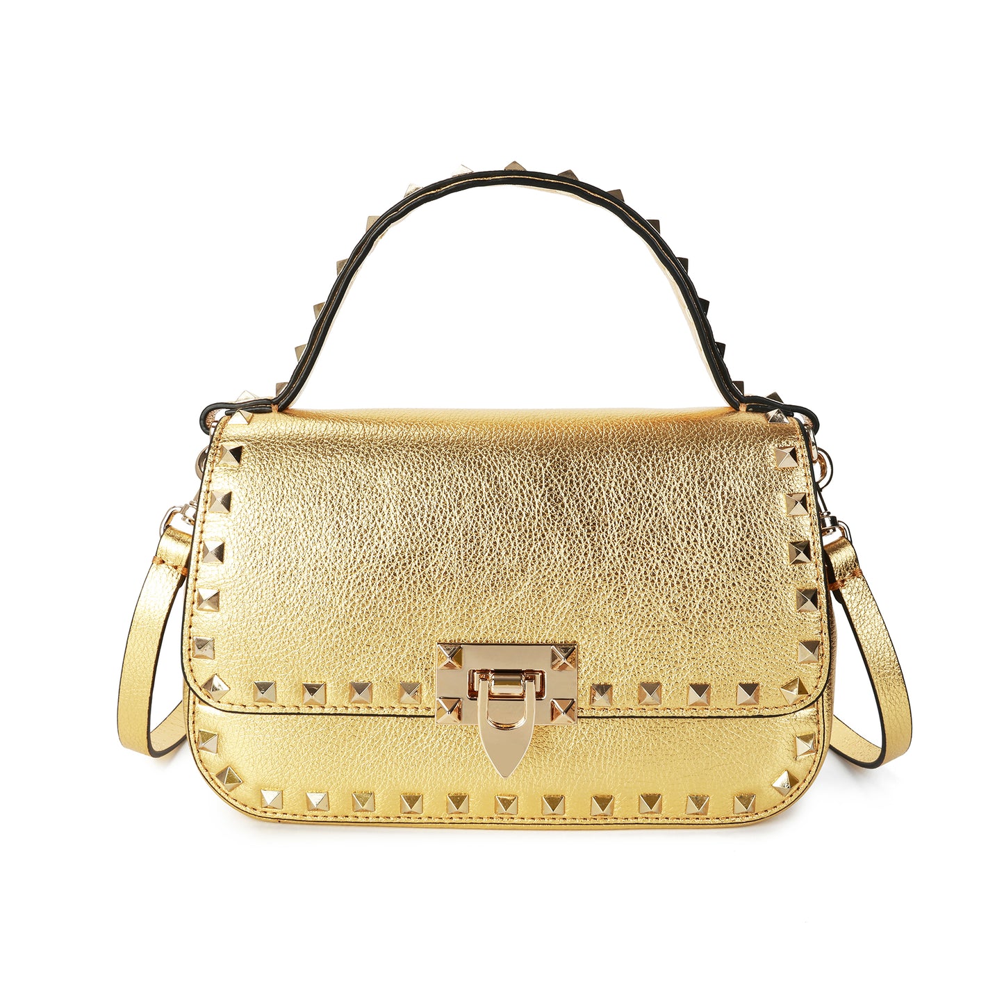 Studded Leather Crossbody Bag/Belt Bag/Shoulder Bag