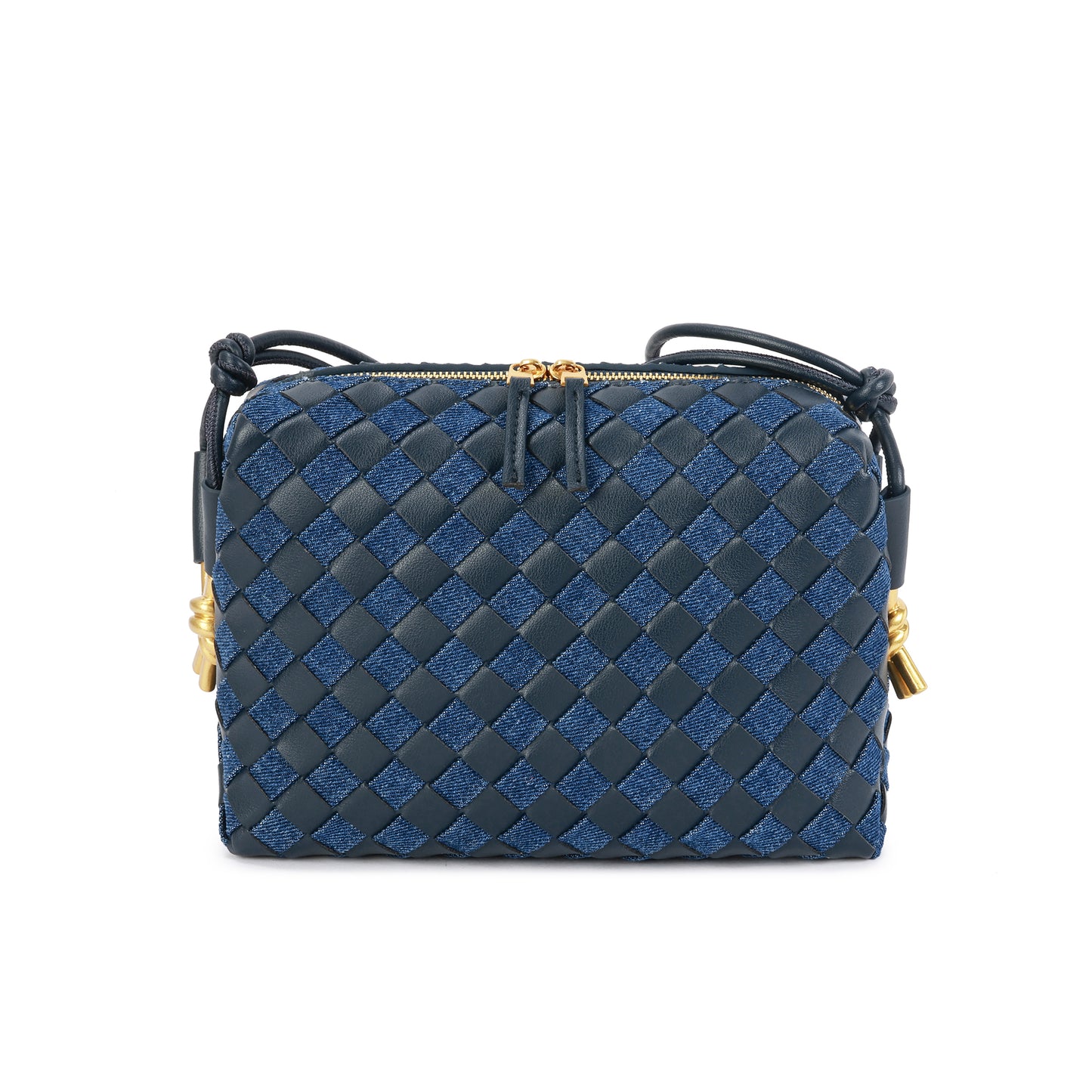 Hand-Woven Leather Crossbody/Shoulder Bag