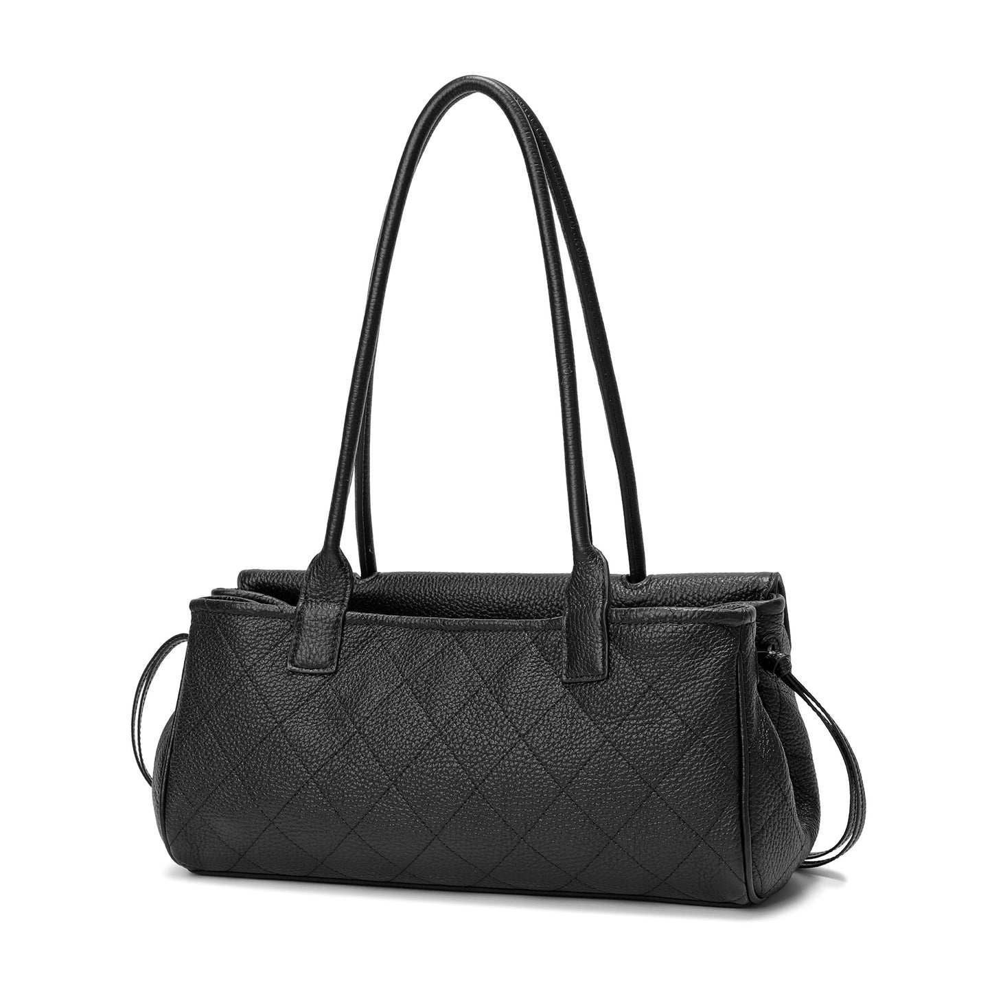Quilted Premium Leather Shoulder Bag