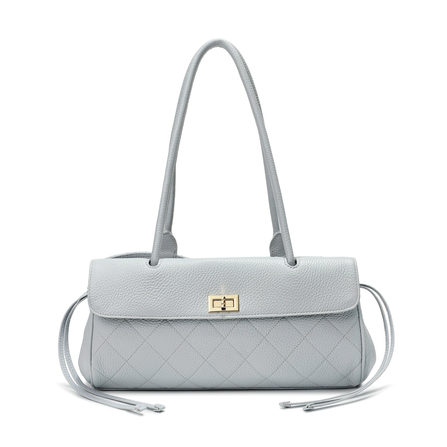 Quilted Premium Leather Shoulder Bag