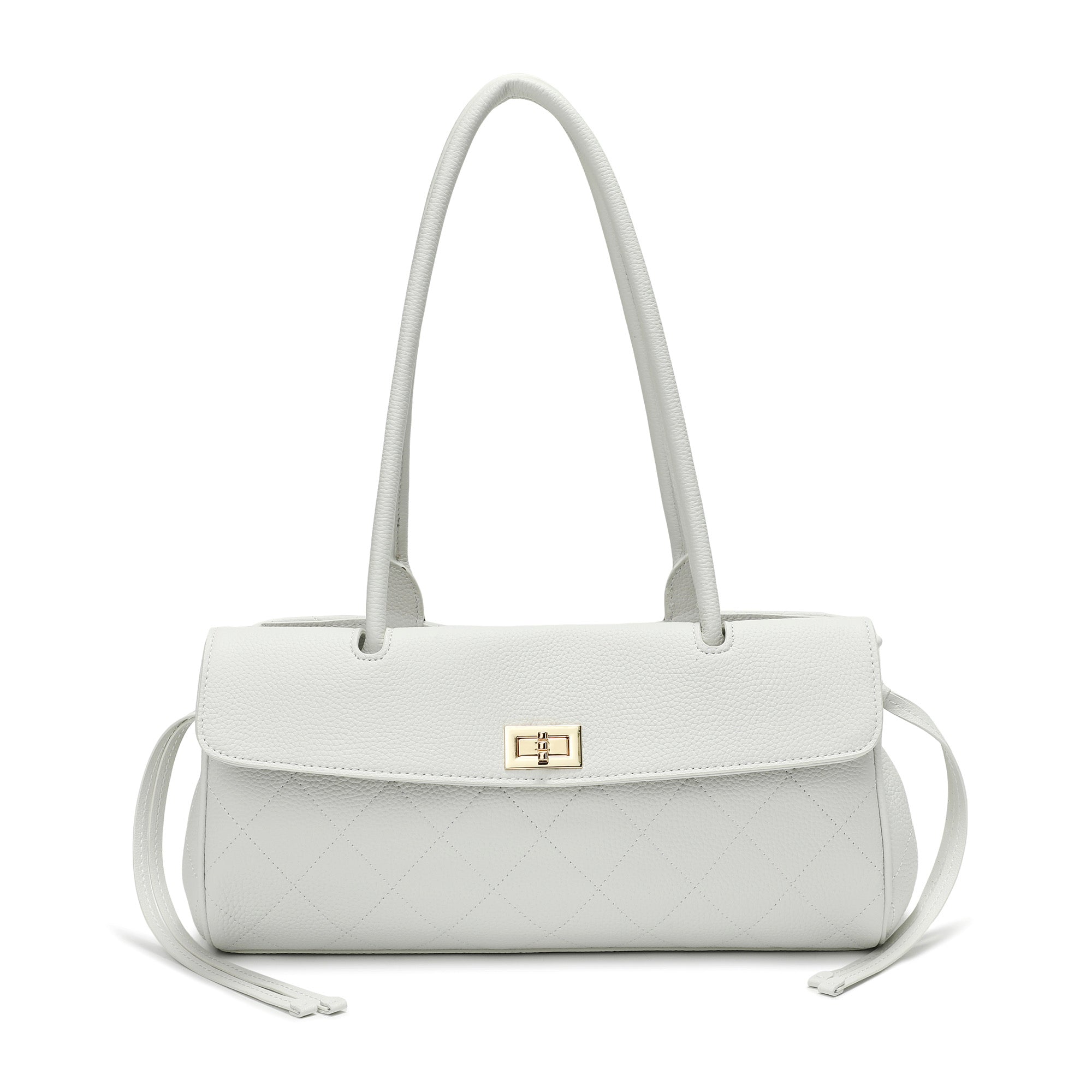 Quilted Premium Leather Shoulder Bag – Tiffany & Fred Paris