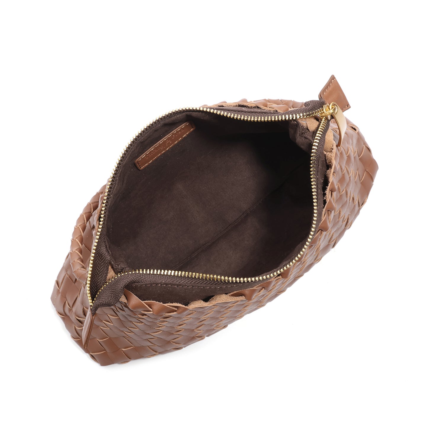 Hand-Woven Leather Shoulder Bag