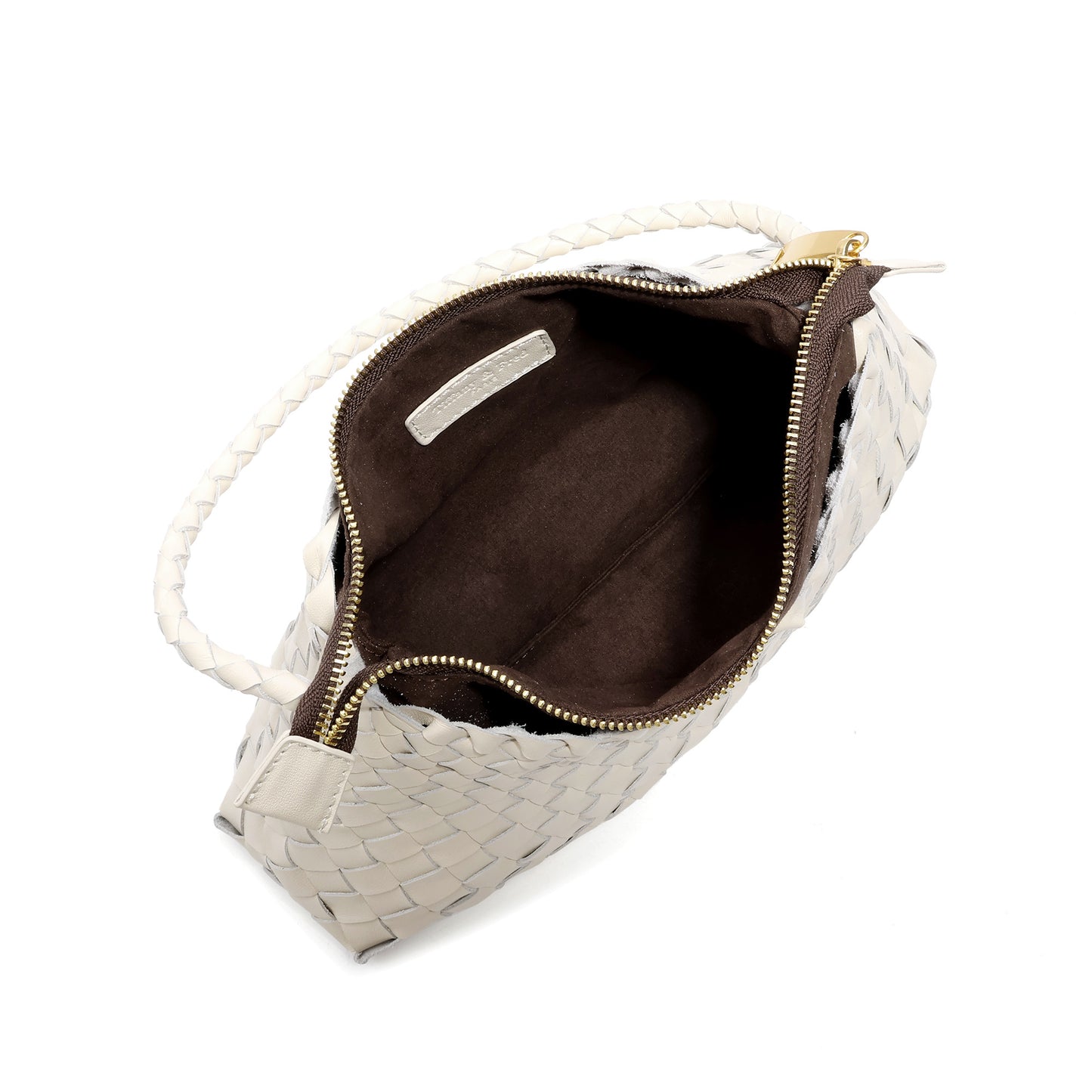 Hand-Woven Leather Shoulder Bag