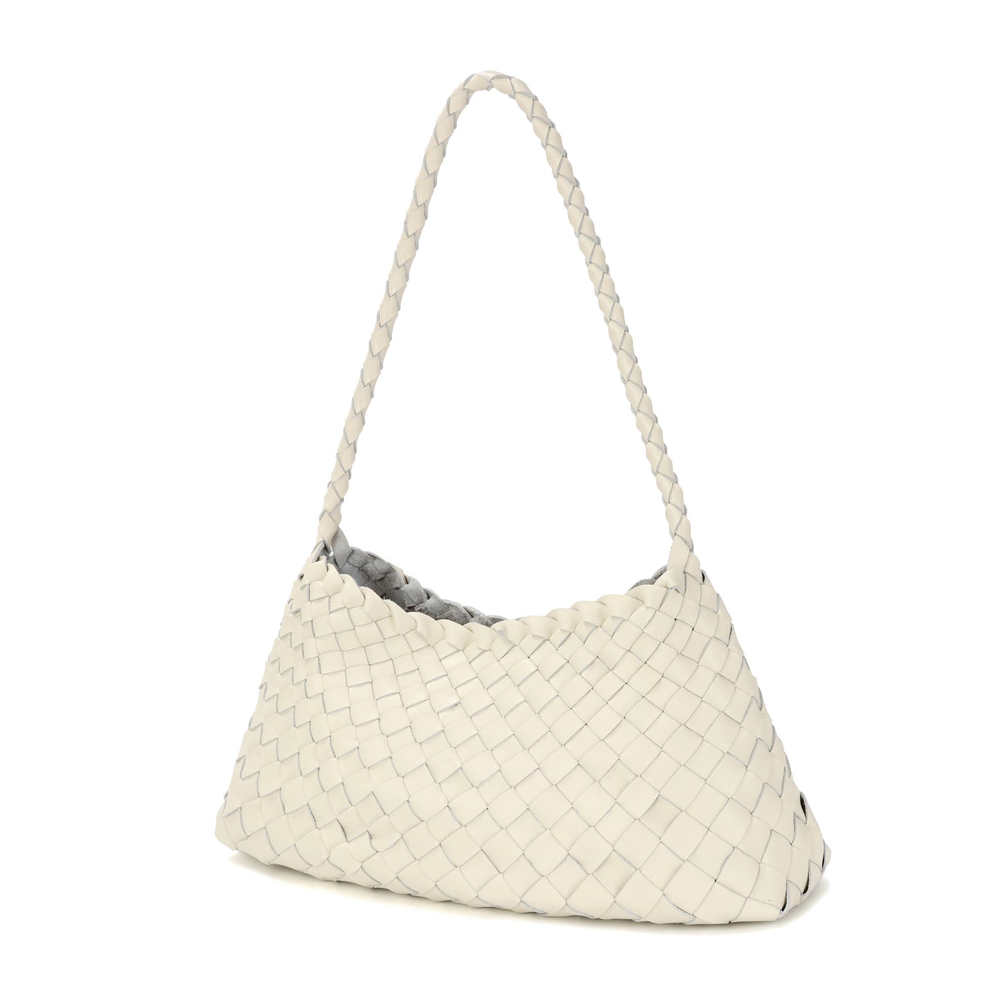 Hand-Woven Leather Shoulder Bag