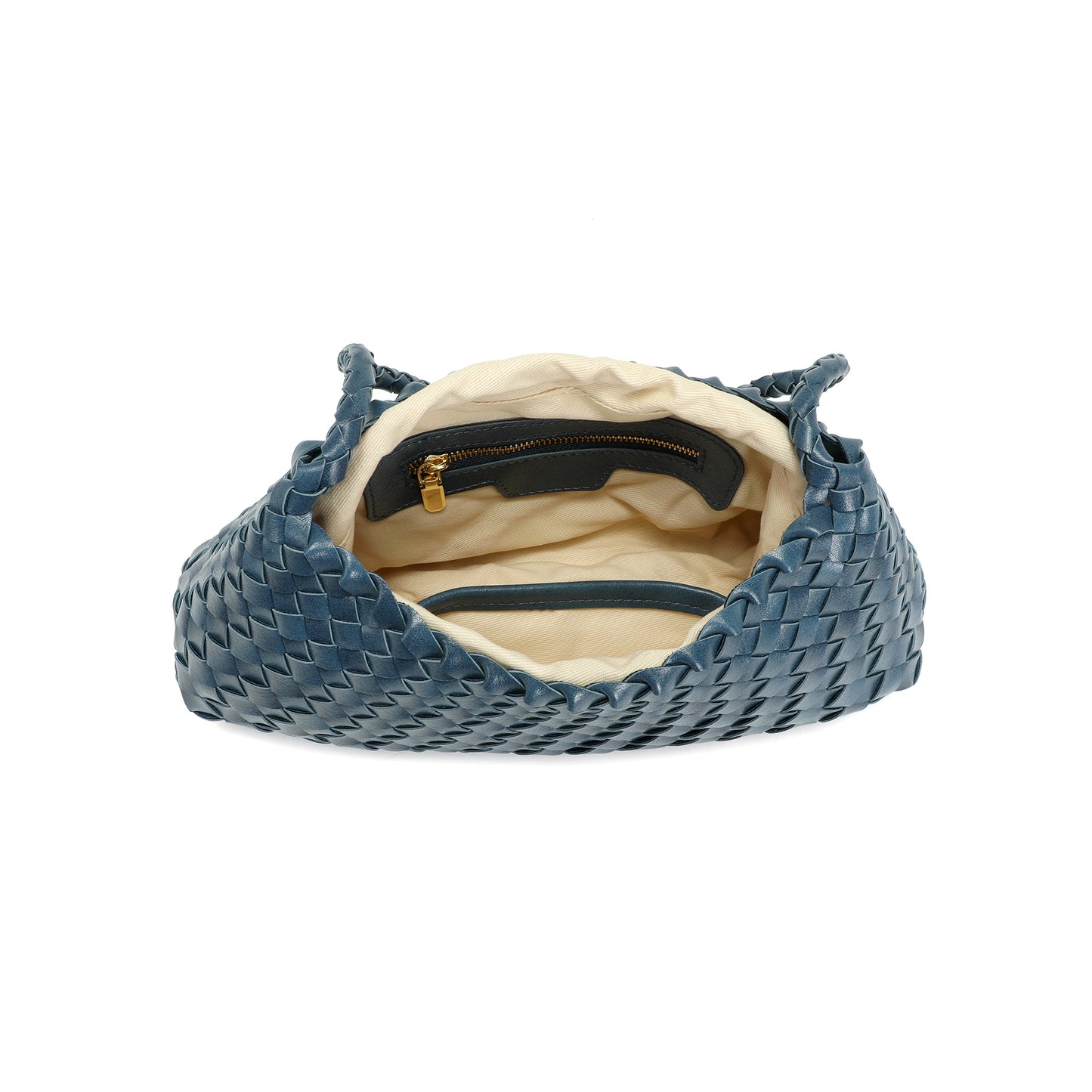 Hand-Woven Leather Shoulder Bag