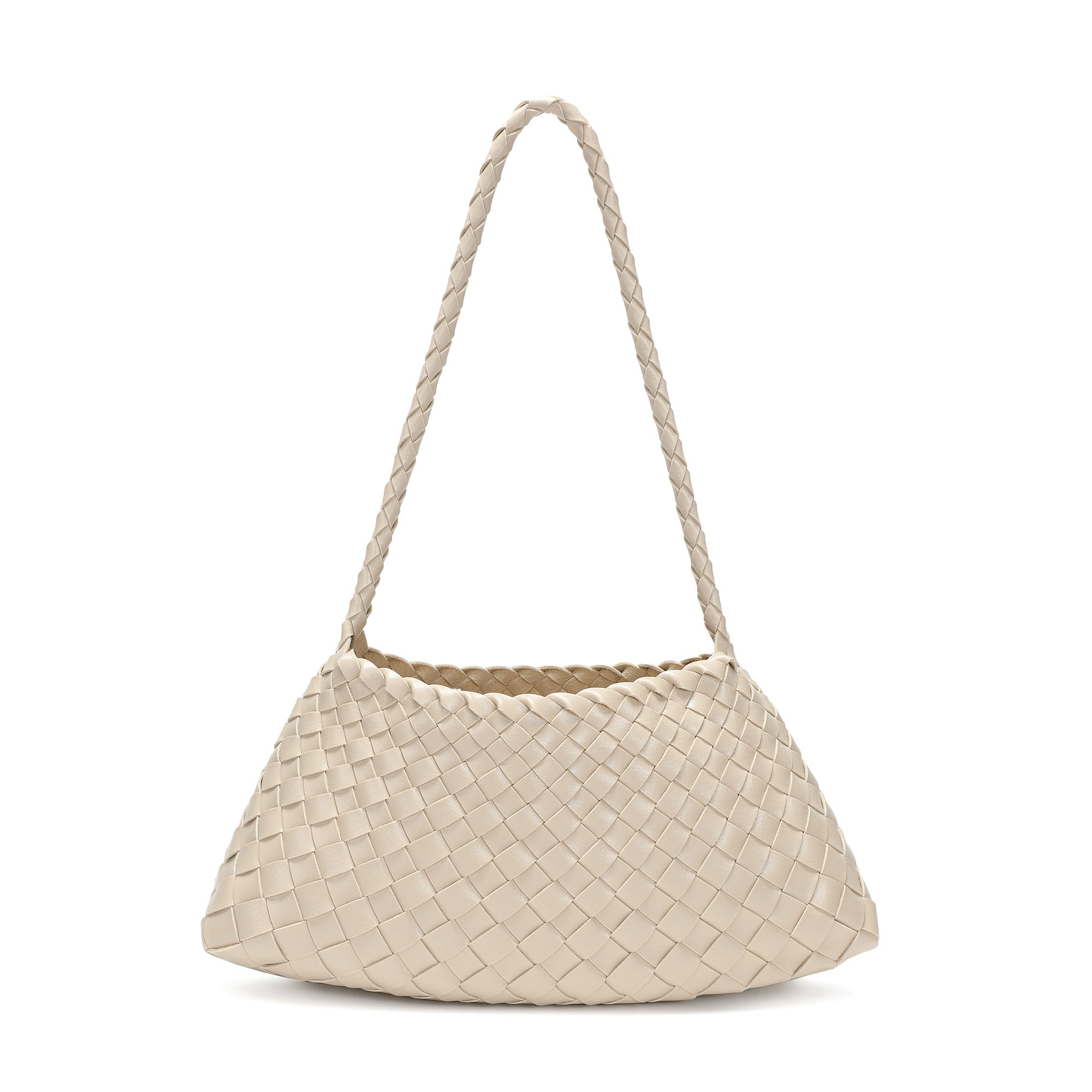 Hand-Woven Leather Shoulder Bag – Tiffany & Fred Paris
