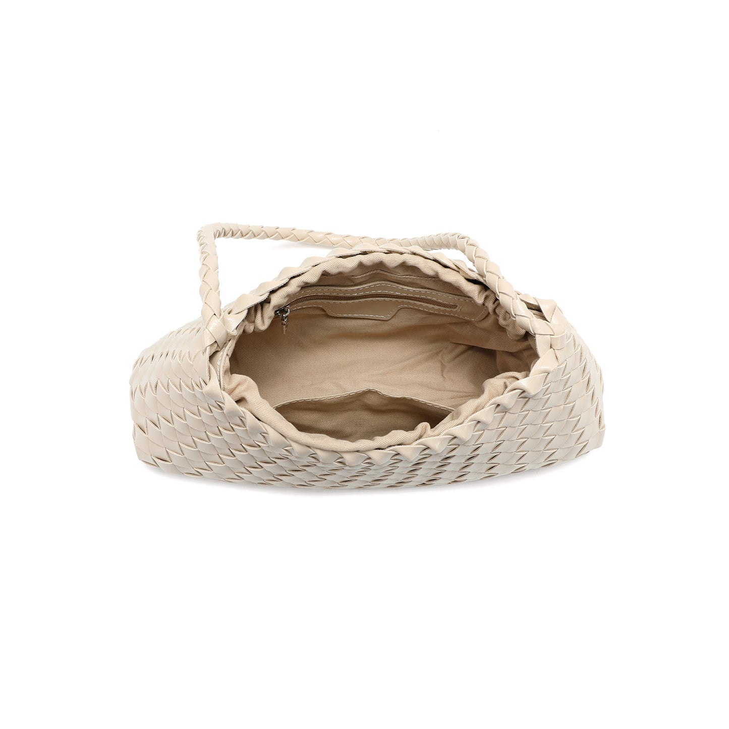 Hand-Woven Leather Shoulder Bag