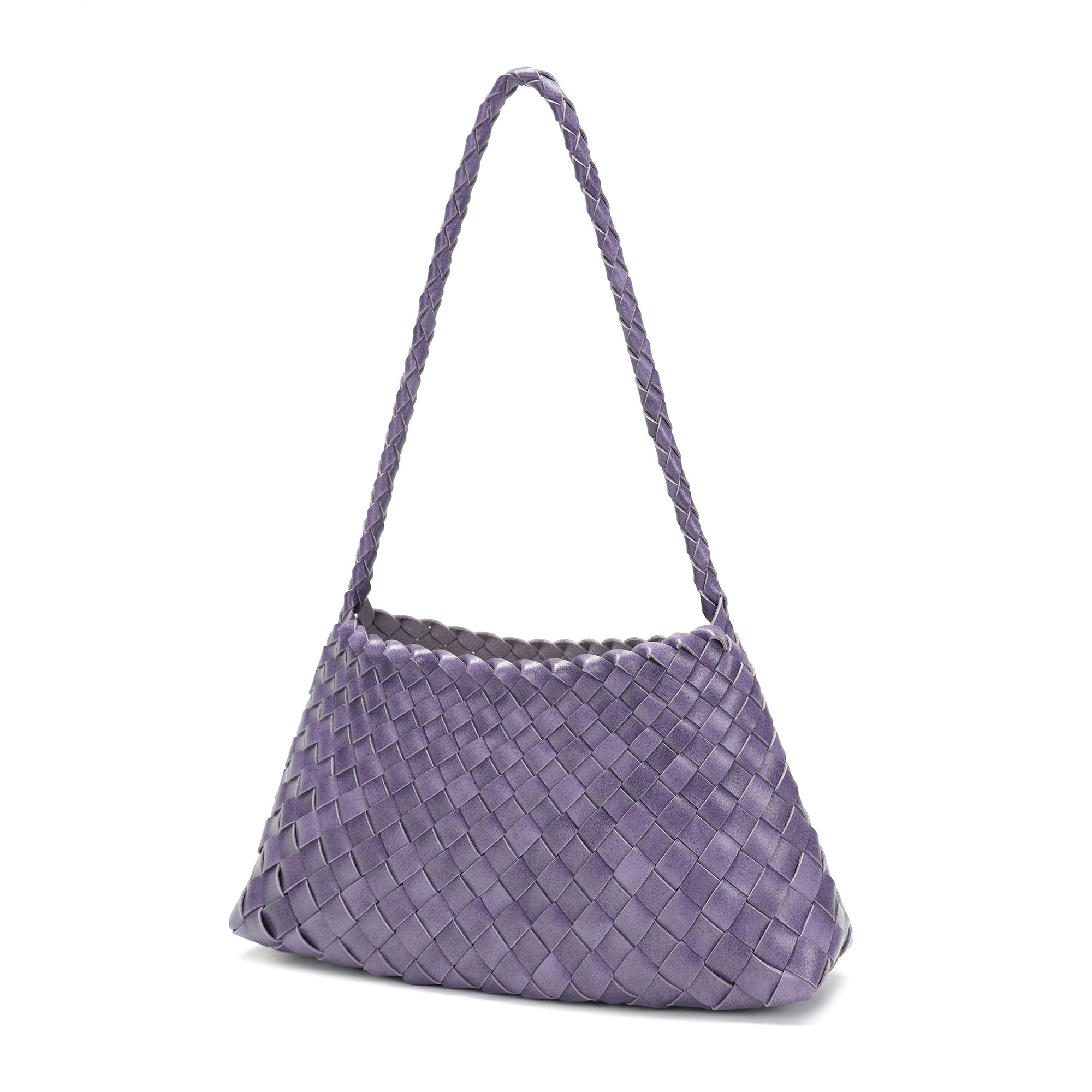 Hand-Woven Leather Shoulder Bag – Tiffany & Fred Paris