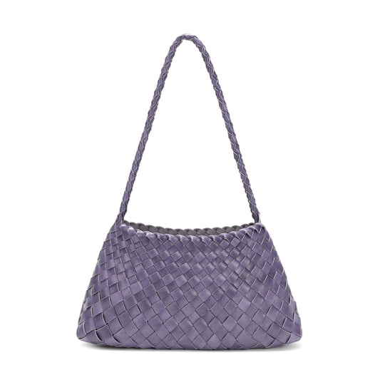 Hand-Woven Leather Shoulder Bag