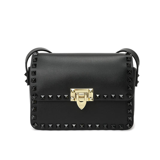 Tiffany & Fred Smooth Leather Studded Foldover Shoulder