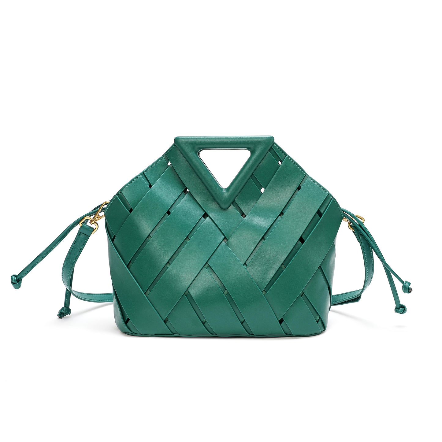 Tiffany & Fred Smooth & Perforated Leather  Bag