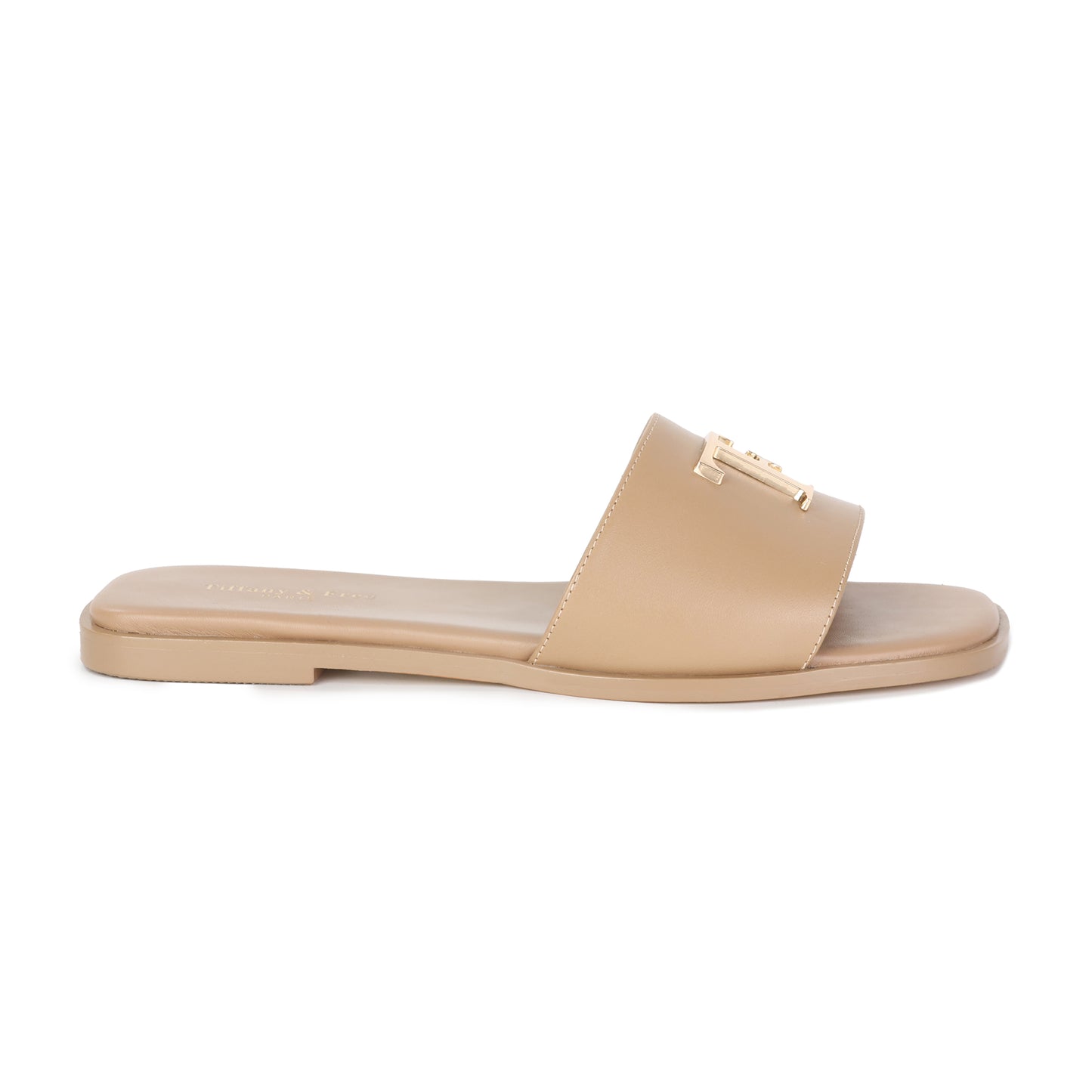 Khaki Riviera Leather Sandal