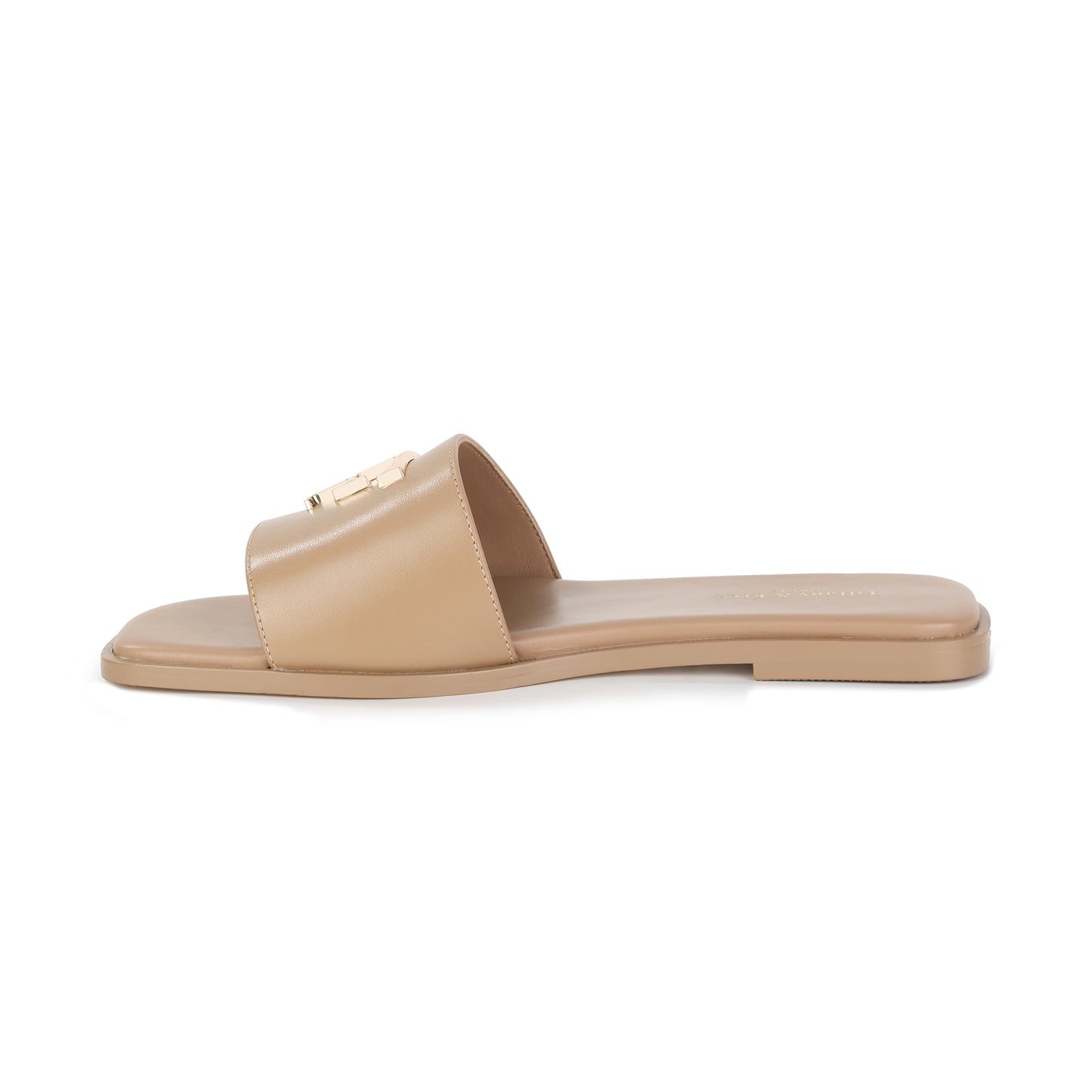 Khaki Riviera Leather Sandal