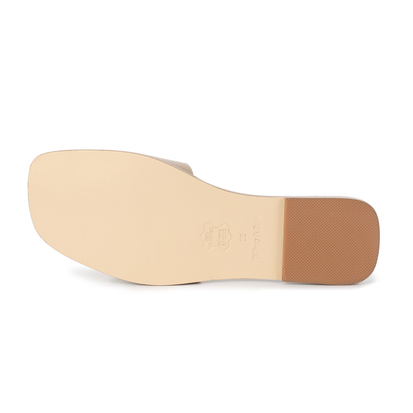 Khaki Riviera Leather Sandal
