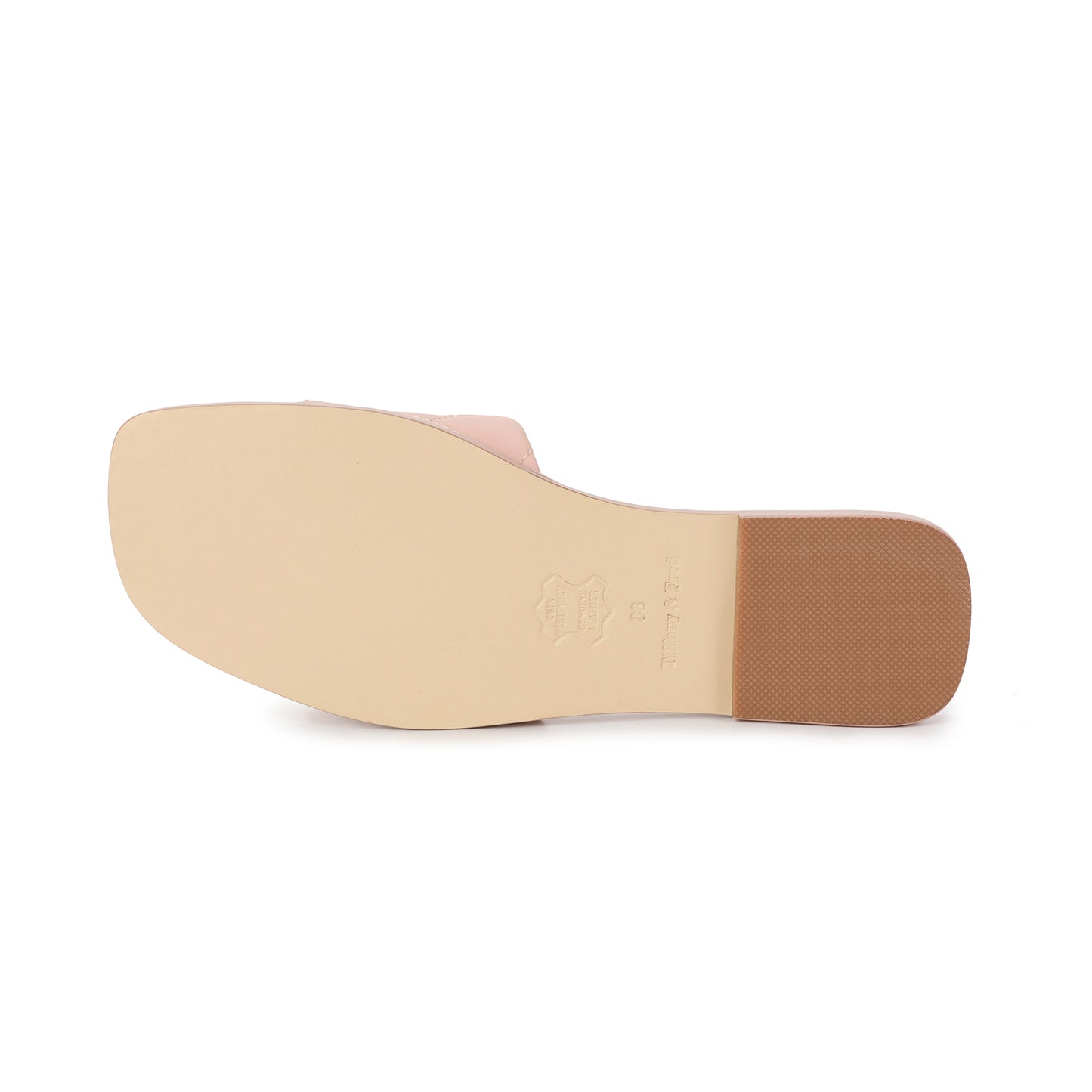 Blush Riviera Leather Sandal