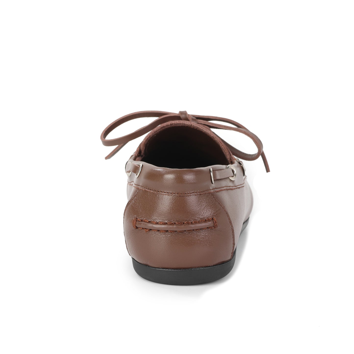 Brown Leather Heritage Boat Shoe Loafer