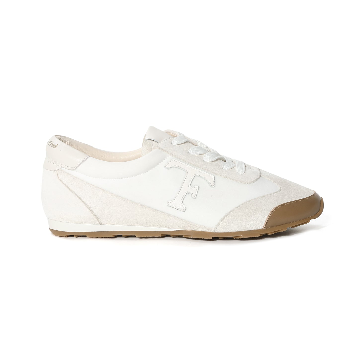 White Leather Varsity Low-Top Sneakers