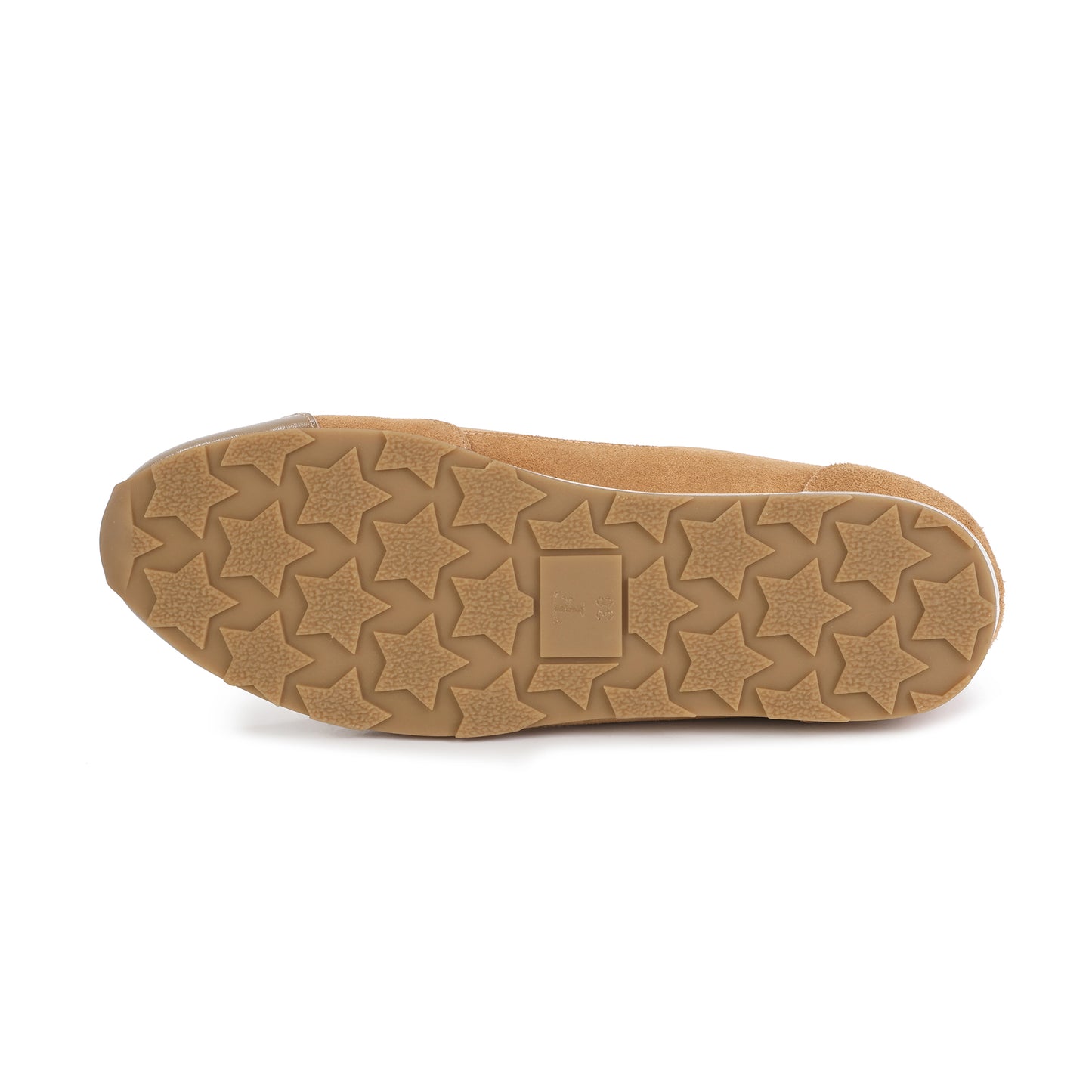 Beige Leather Varsity Low-Top Sneakers