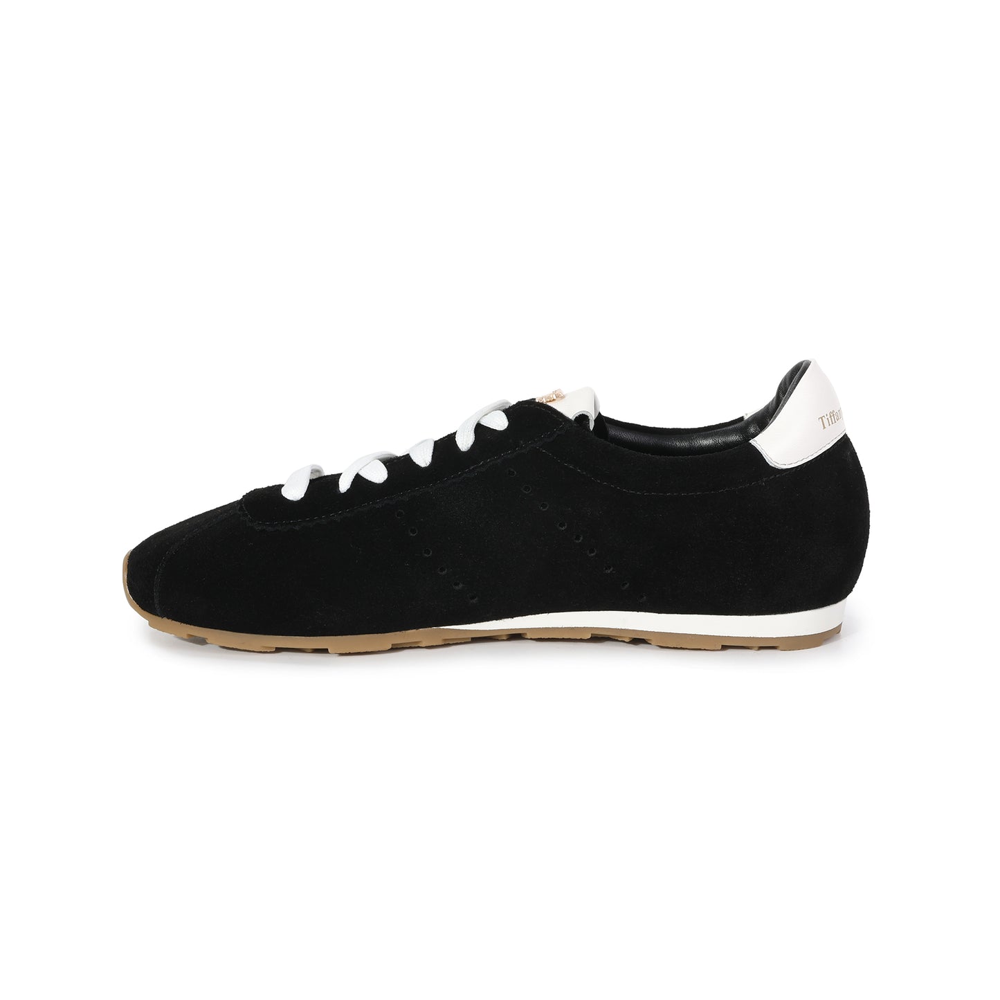 Black Heritage Suede Leather Sneaker