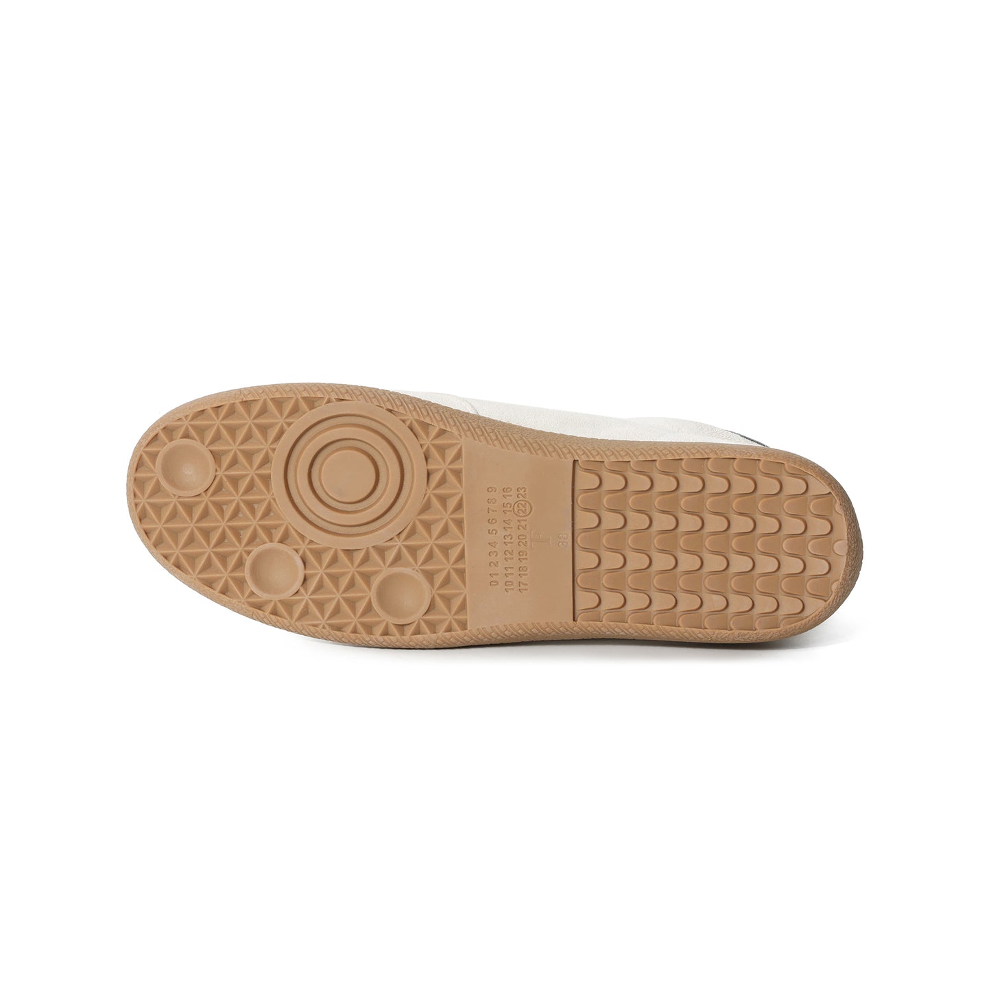 Ivory Triple-Strap Suede Sneaker