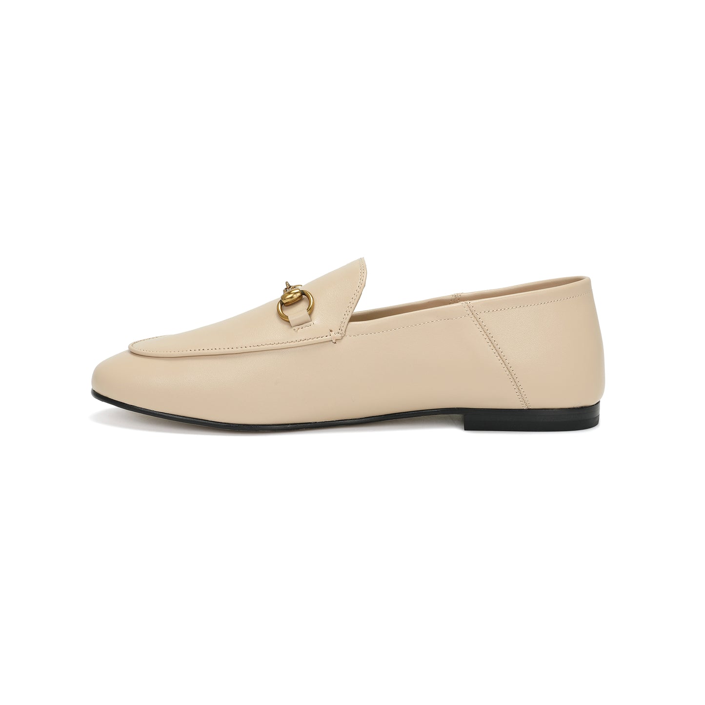 Beige Leather Heritage Loafer