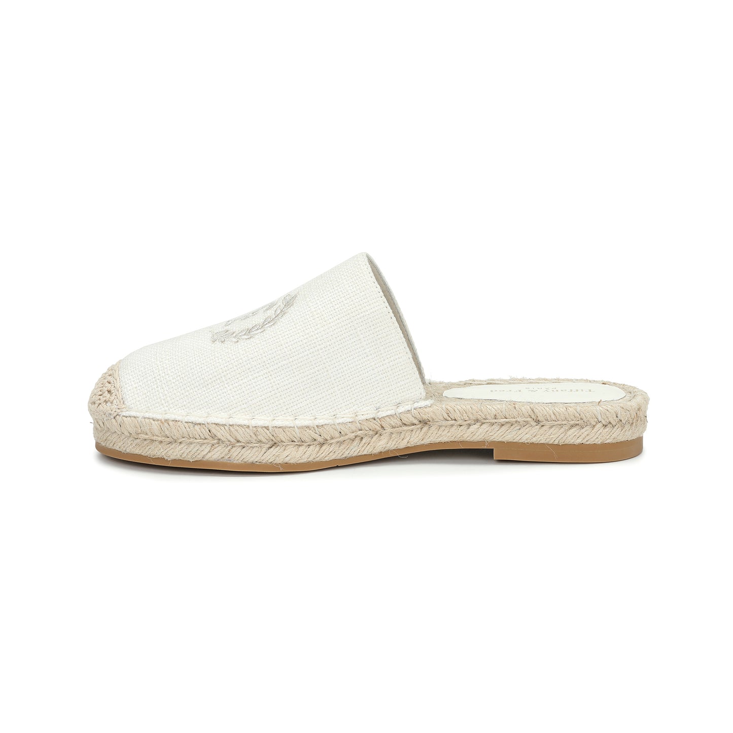 Beige Signature Canvas Mule Espadrille