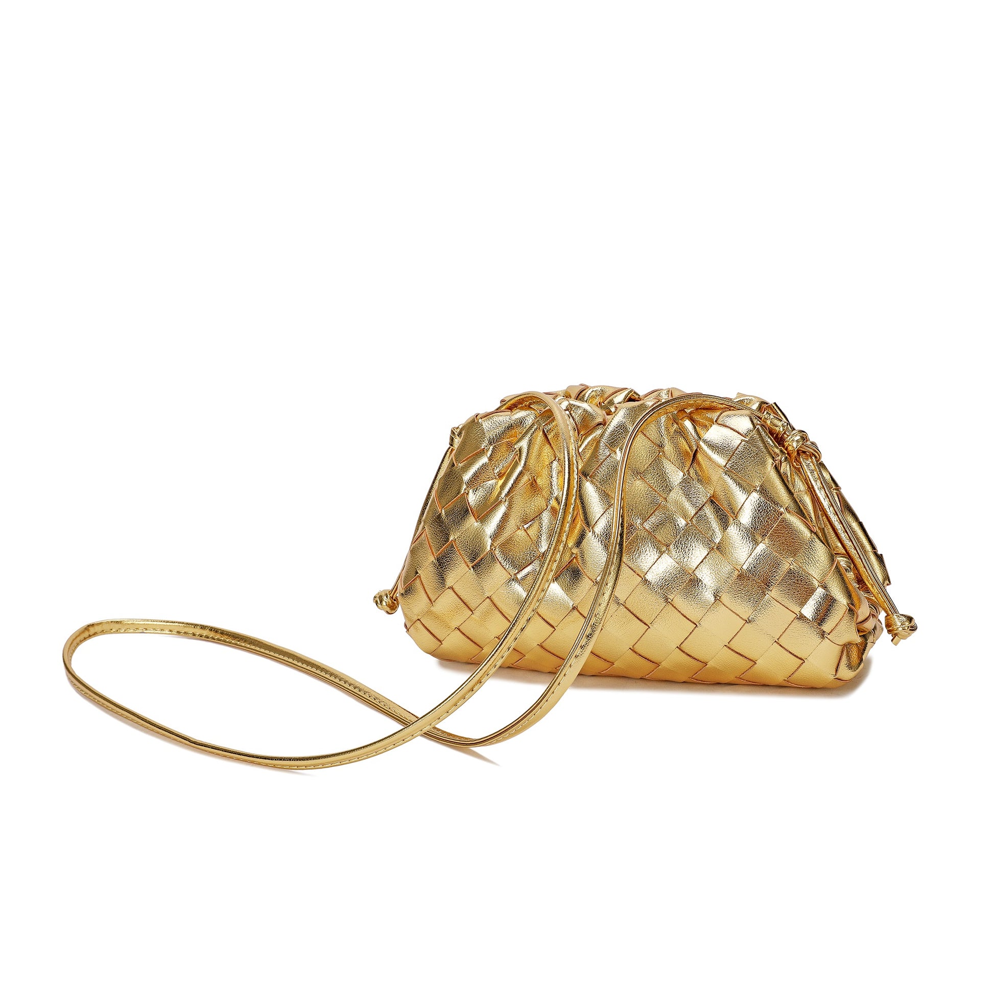 Full Grain Woven Leather Pouch/ Shoulder/ Clutch Bag – Tiffany Paris