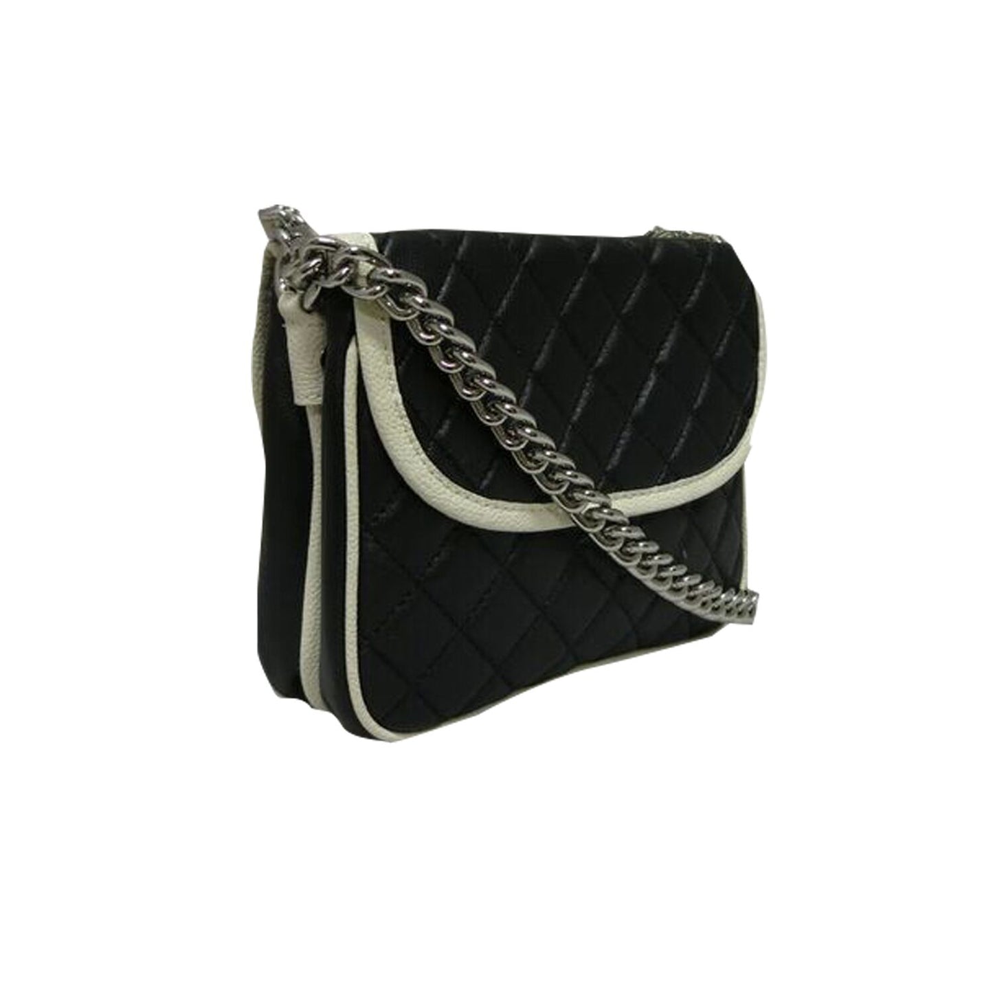Double-Sided Quilted Leather Shoulder Bag