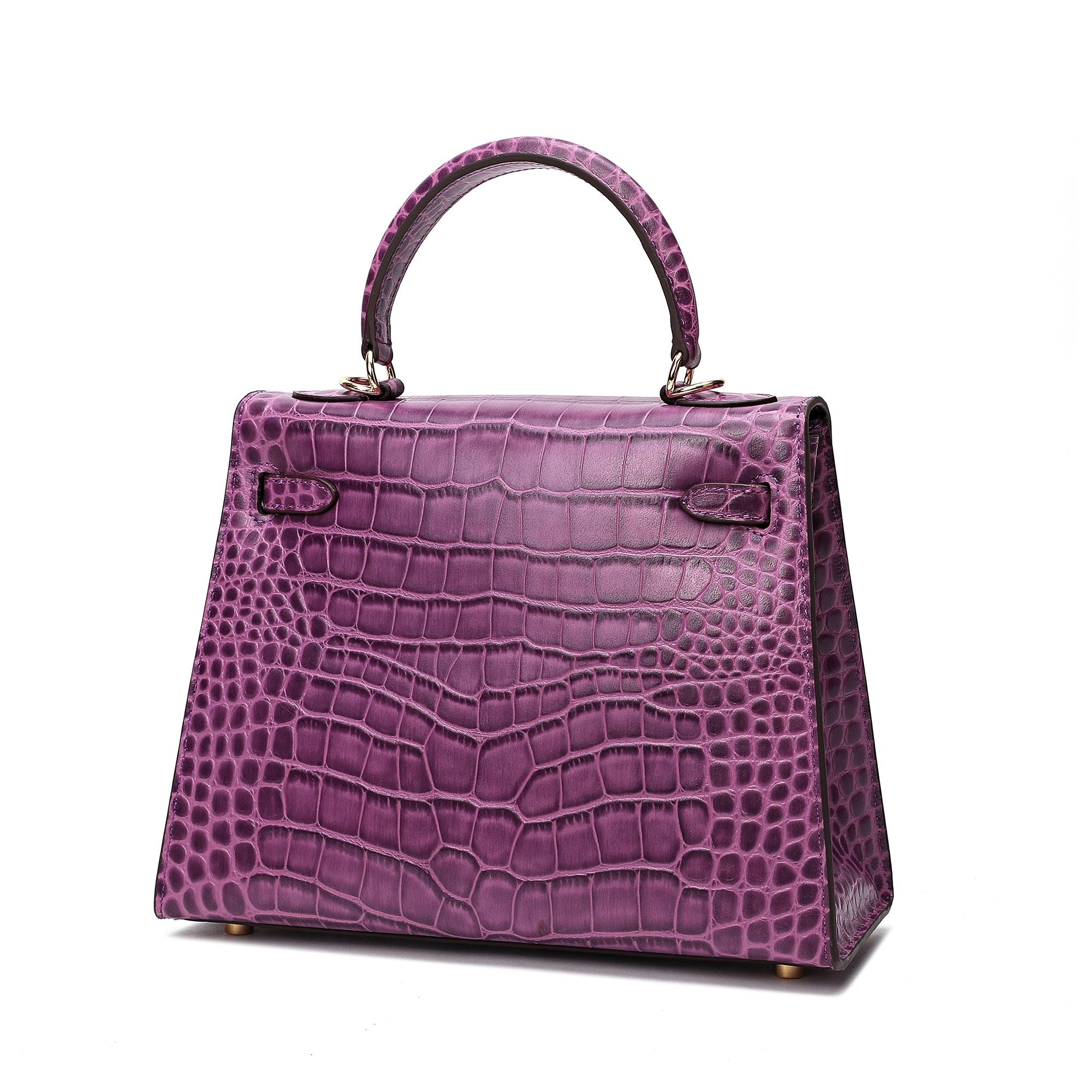 Tiffany & Fred Alligator Embossed Leather Grace Satchel – Tiffany ...