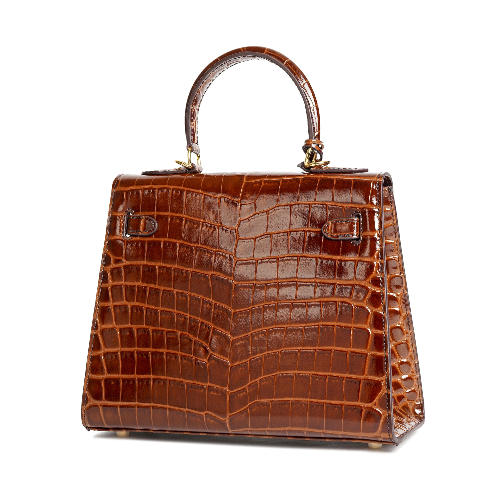 Tiffany & Fred Alligator Embossed Leather Grace Satchel – Tiffany ...
