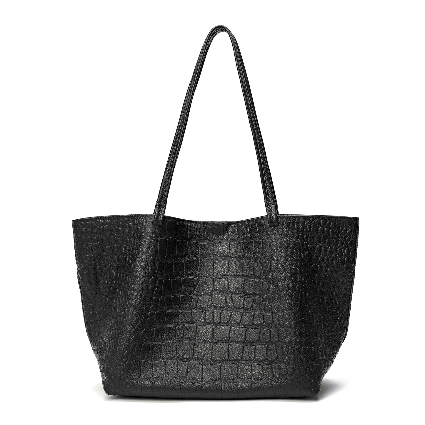 Tiffany & Fred Embossed  Croco Full-Grain Leather