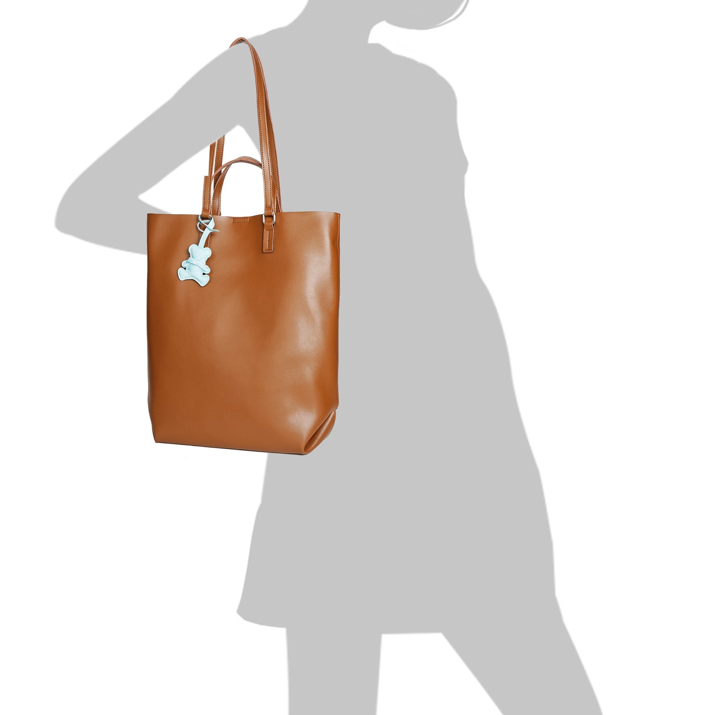 Tiffany & Fred Smooth Leather Top-handle Tote Bag