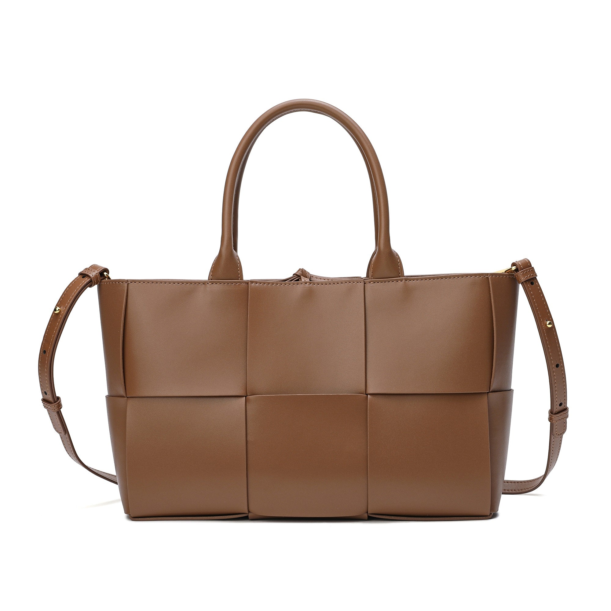 The Small Brown Leather Tote Bag