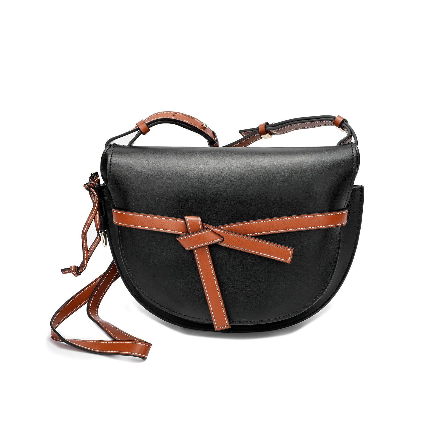 Flap Leather Shoulder/ Crossbody Bag