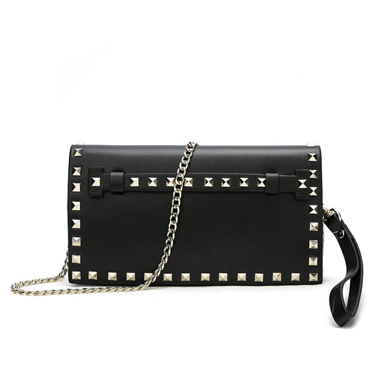 Tiffany & Fred Studded Shoulder/Clutch Bag