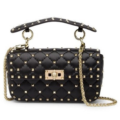 Valenté Studded Leather Shoulder Bag