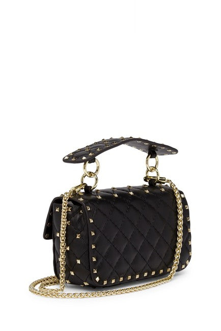 Valenté Studded Leather Shoulder Bag