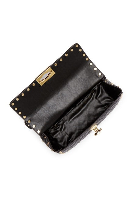 Valenté Studded Leather Shoulder Bag