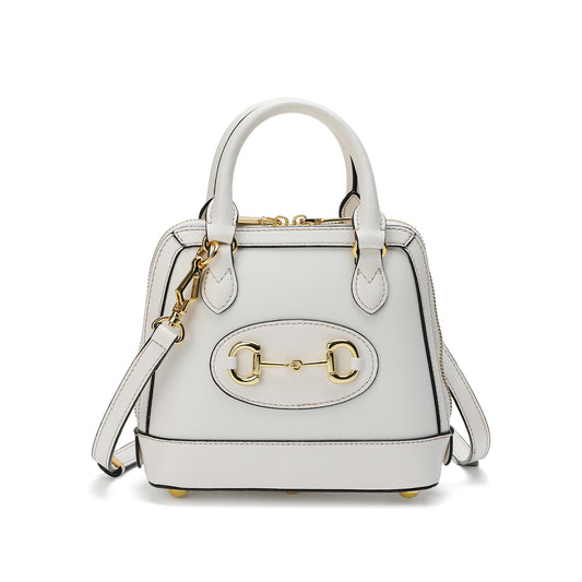 Tiffany & Fred Smooth Leather Satchel/Shoulder Bag